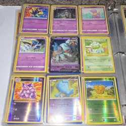 Pokemon TCG 1st Edition Mixed Card Lot w/ Binder Pages Pikachu Eevee 2000 - Image 5