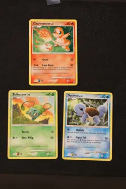 Vintage Pokemon Card lot - 3 Card lot - Charmander - Bulbasaur - Squirtle - PLAY - Image 3
