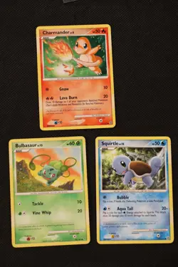 Vintage Pokemon Card lot - 3 Card lot - Charmander - Bulbasaur - Squirtle - PLAY - Image 4