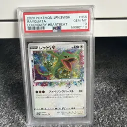 Pokemon Rayquaza Amazing Rare PSA 10 Japanese Legendary Heartbeat Card - Image 1