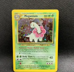 Pokemon Card - Meganium Neo Genesis 10/111 Holo Rare - Image 1