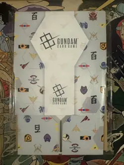 Gundam Card Game -English Storage Box & Resource Card Set - EVX07 - New & Sealed - Image 1
