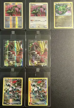Pokemon Binder Lot 9 Cards Rayquaza Holo + Reverse Call of Legends NM/M - Image 1