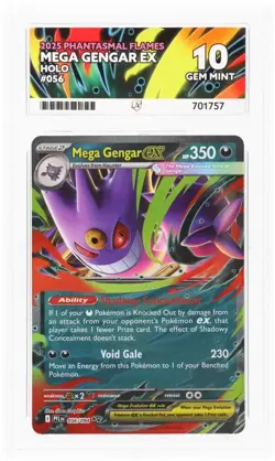Mega Gengar EX 056/094 - Pokemon Card TCG - Phantasmal Flames ACE 10 - Image 1