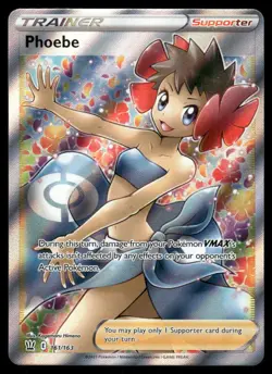 Pokemon Cards Phoebe 161/163 Battle Styles Ultra Rare NM *2 - Image 1