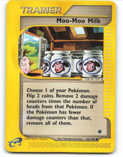 Pokemon Card - Moo Moo Milk - 155/165 - Common Expedition EXC-NM - Image 1