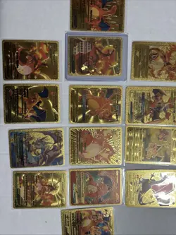 Pokemon Charizard Gold Cards - Image 1
