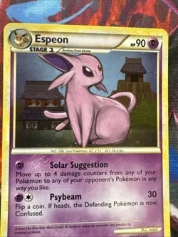 Espeon 2/90 - RARE COSMO Holo- Undaunted - POKEMON CARD - MP - Image 2