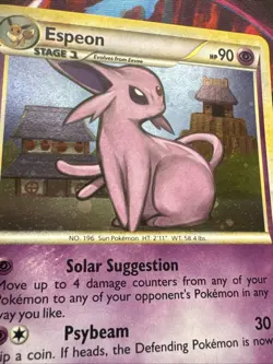 Espeon 2/90 - RARE COSMO Holo- Undaunted - POKEMON CARD - MP - Image 3