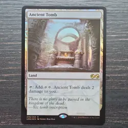 MTG Ancient Tomb Ultimate Masters 236/254 Rare Foil Land Magic - Image 1