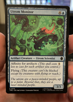 Utrom Monitor #113 (NM) Teenage Mutant Ninja Turtles TMC Magic MTG - Image 1
