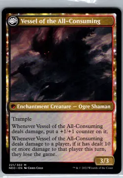 Hidetsugu Consumes All (M) #221 Kamigawa: Neon Dynasty MTG NM - Image 2