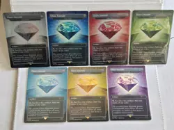 All 7 Sonic Secret Lair Chaos Emerald - Lotus Pedal NM MTG - Image 1