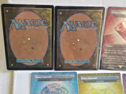 All 7 Sonic Secret Lair Chaos Emerald - Lotus Pedal NM MTG - Image 3