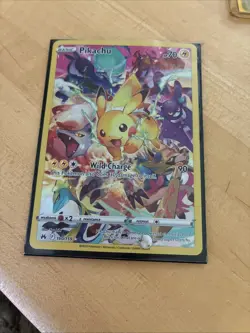 RARE Pikachu (Secret) - SWSH: Crown Zenith (CRZ) NM Pokemon Card FULL ART NM/M - Image 1