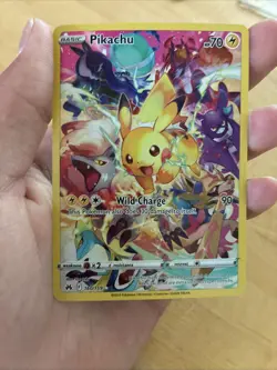 RARE Pikachu (Secret) - SWSH: Crown Zenith (CRZ) NM Pokemon Card FULL ART NM/M - Image 3