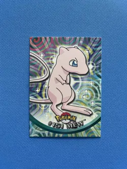 Topps Pokemon TV Animation Edition Non-Holo 1999 #150 Mewtwo #151 Mew Lot 2 - Image 3