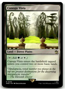 MTG Universes Beyond: Doctor Who #258 Canopy Vista NM - Image 1