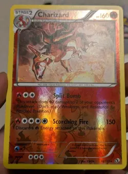 Pokemon TCG Charizard 19/113 Legendary Treasures Reverse LP+/NM - Image 3