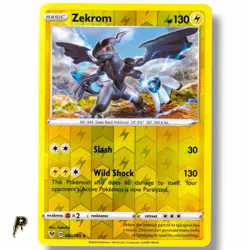 Zekrom 060/185 - 2020 Vivid Voltage Reverse Holo Holo Rare Pokemon Card M/NM - Image 1