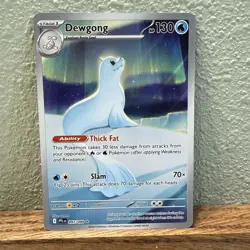 Dewgong 097/094 Illustration Rare Phantasmal Flames Pokemon Near Mint - Image 1