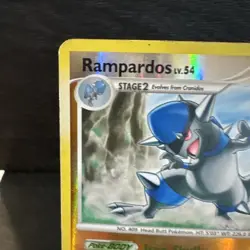 Rampardos 13/127 RARE Pokemon TCG MP Moderately Played Platinum Reverse Holo - Image 2