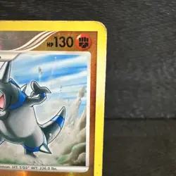 Rampardos 13/127 RARE Pokemon TCG MP Moderately Played Platinum Reverse Holo - Image 3