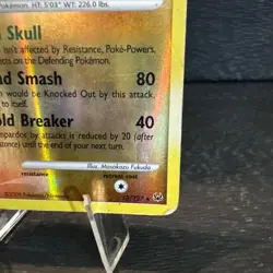 Rampardos 13/127 RARE Pokemon TCG MP Moderately Played Platinum Reverse Holo - Image 4
