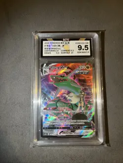 Pokemon Rayquaza Vmax 156/132 CSR grade 9.5 - Image 1