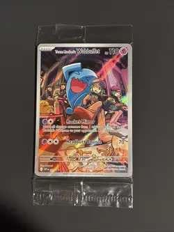 Team Rocket’s Wobbuffet SVP 203 Destined Rivals Promo Pokemon TCG Factory Sealed - Image 1