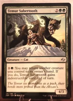 MtG Temur Sabertooth Fate Reforged Regular NM - Image 1