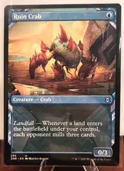 MtG Ruin Crab (Showcase) Zendikar Rising Regular - Image 1