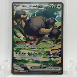 Pokemon TCG White Flare Bouffalant ex #170/086 SIR LP- - Image 1