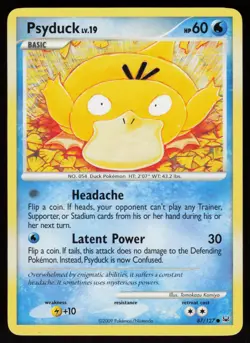 Psyduck #87/127 Common Platinum Pokemon MP - Image 1