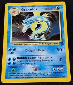 Pokemon Gyarados Holo Rare 7/130 Base Set 2 Vintage 2000 TCG MP WOTC - Image 4