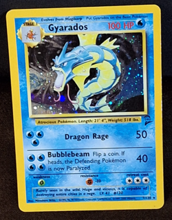 Pokemon Gyarados Holo Rare 7/130 Base Set 2 Vintage 2000 TCG MP WOTC - Image 5
