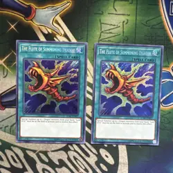 Yugioh! The Flute of Summoning Dragon x2 LCKC-EN027 Secret Rare Unlimited VLP/NM - Image 1