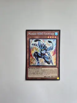 Yugioh: BOL Glorious Gallery - Masked HERO Fountain (Secret Rare) - BLGG-EN029 - Image 1
