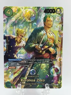 One Piece TCG The Azure Sea's Seven Foil OP-14 Roronoa Zoro PRB02-006 SP *READ* - Image 1