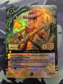 Disney Lorcana Woody Jungle Guide Set Championship Foil Promo Champs Alt Art... - Image 1