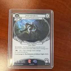 Dendromorphosis Beta Card Promo Arkham Horror Arkham Nights 2018 - Image 1