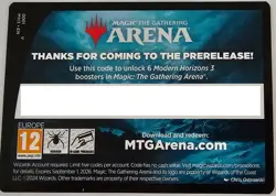 Modern Horizons 3 Prerelease MTG Arena Code for 6 packs on Arena - Image 2