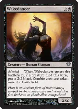 Wakedancer -Foil Light Play MTG Dark Ascension - Image 1