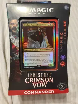 MTG Magic Vampiric Bloodline Commander Deck Crimson Vow Factory Sealed - Image 1