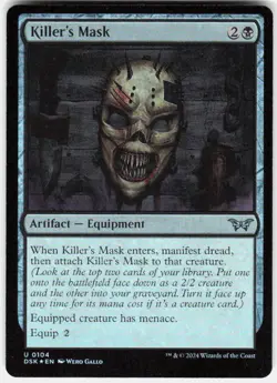 Killer's Mask U Duskmourn: House of Horror 104 NM Foil - Image 1