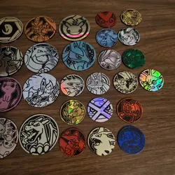Lot Of 34 Pokemon Promo Coins - No Duplicates - Mew, Charizard, vintage - Image 3