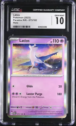 LATIOS Paradox Rift Holo Rare #073 CGC 10 Pokemon [Nostalgium] - Image 1