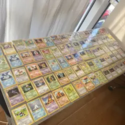 Old Pokemon Cards WOTC HUGE Vintage Shadowless Bundle - 78 Cards - Image 1
