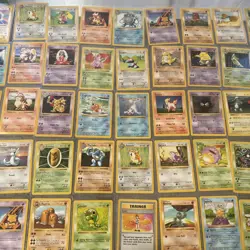 Old Pokemon Cards WOTC HUGE Vintage Shadowless Bundle - 78 Cards - Image 3