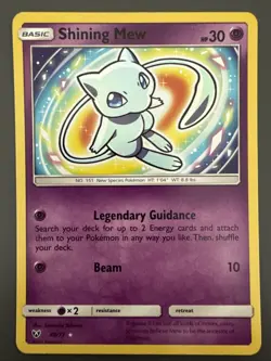 Shining Mew 40/73 Shining Legends Holo Rare Pokemon TCG - NM - Image 1